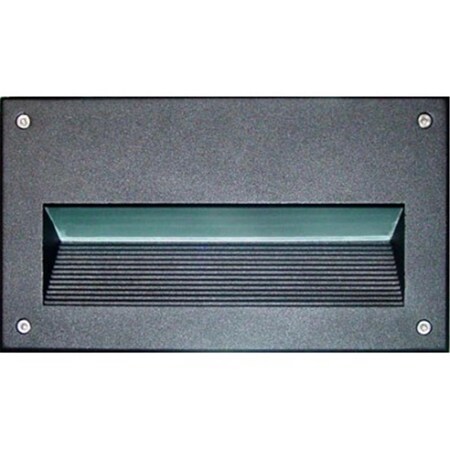 Dabmar Lighting 5W & 120V PL5 Recessed Lens Step Light - Black DSL1035-B